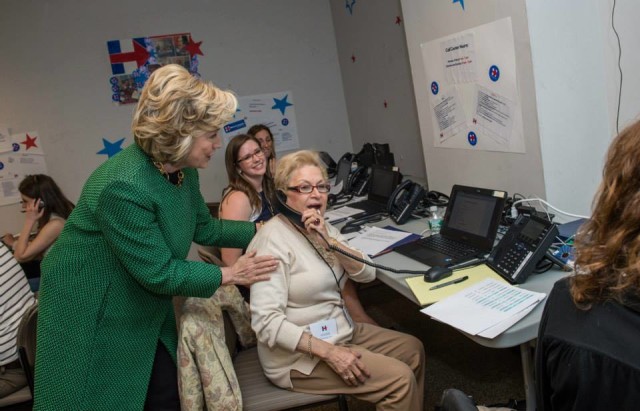 This is the last time you'll have to make a real phone call ever probably. Via Hillary Clinton's Facebook page. 