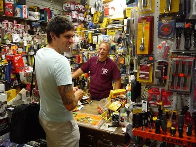 No one smiles at you like that when you order your tools off the internet. Photo by Yelp user John P.
