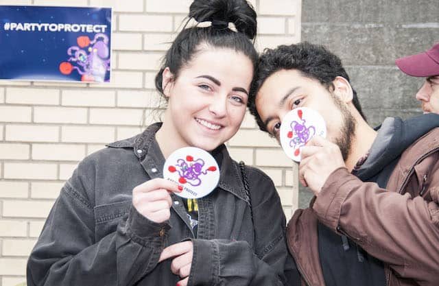 Brooklynites raised over $5,500 for the earth this week by getting cheap tattoos and partying