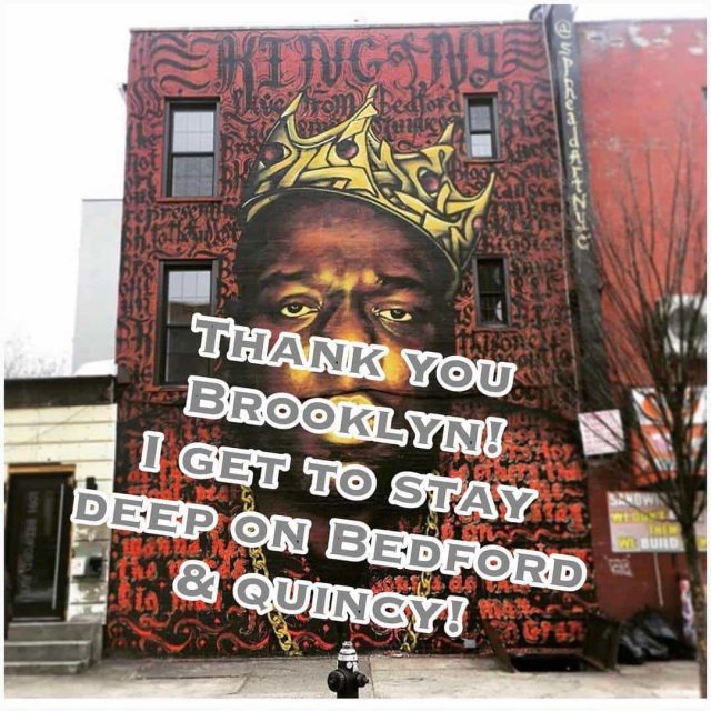 Landlord cedes to local anger, will not remove Bed-Stuy Biggie mural