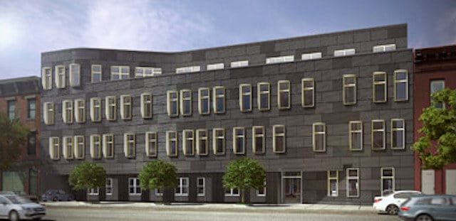 A rendering of the building's outside. Photo via NY Developers.net