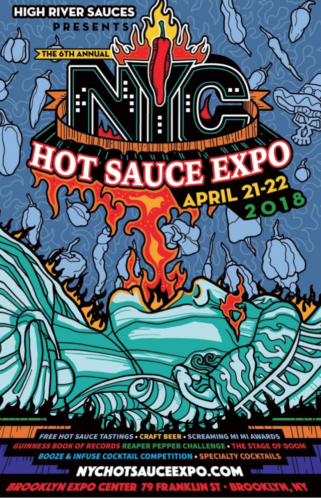 The 6th annual hot sauce expo will bring the heat this weekend (4/21 & 4/22)