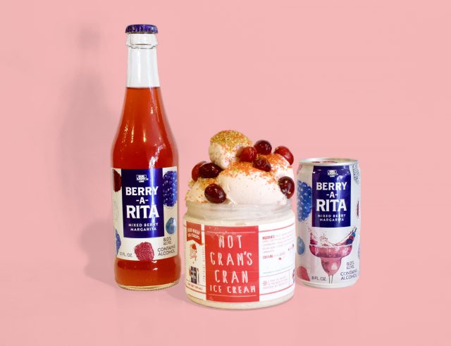 Weird but true: free Berry-a-Rita booze infused ice cream tomorrow (12/21)