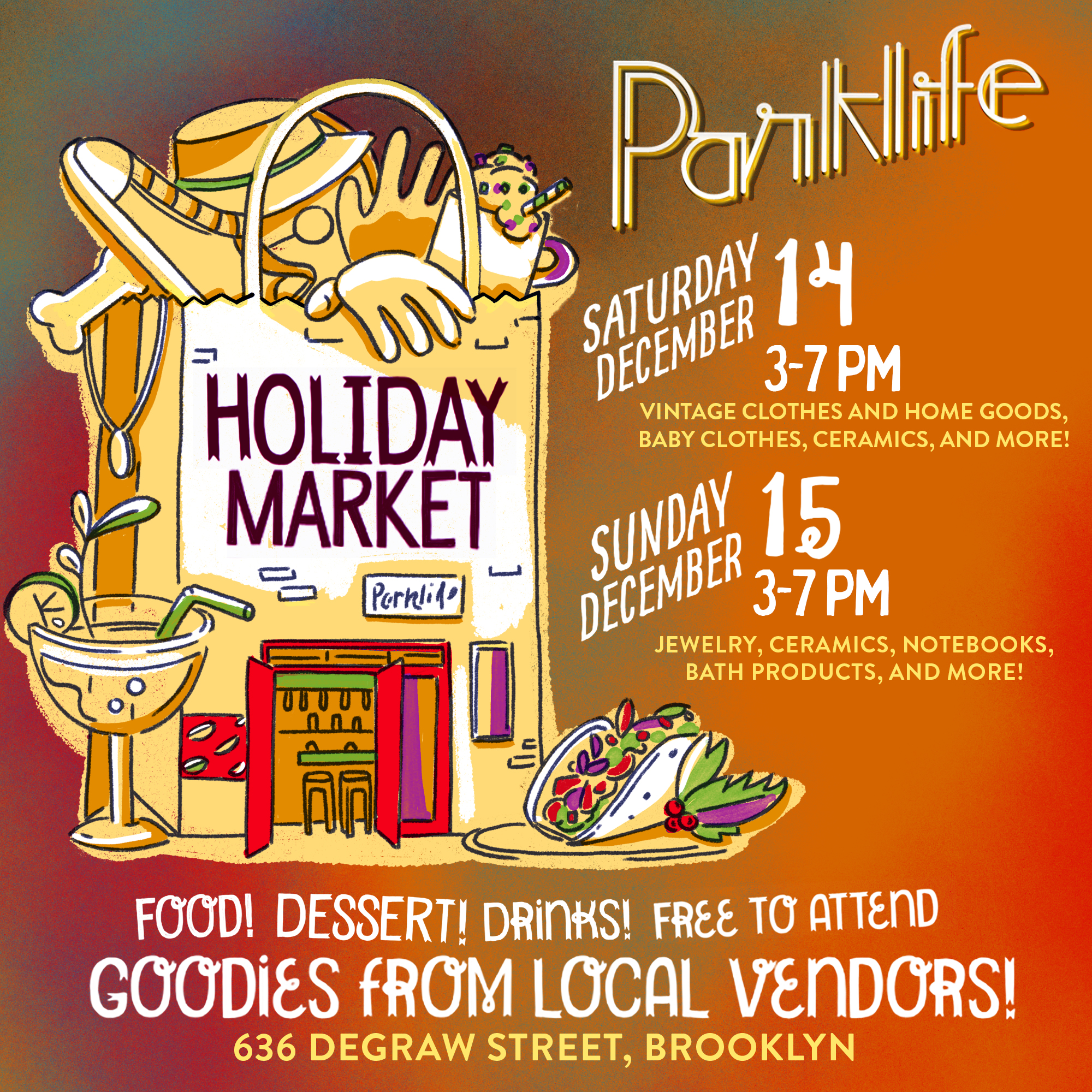 Parklife Holiday Market - Brokelyn